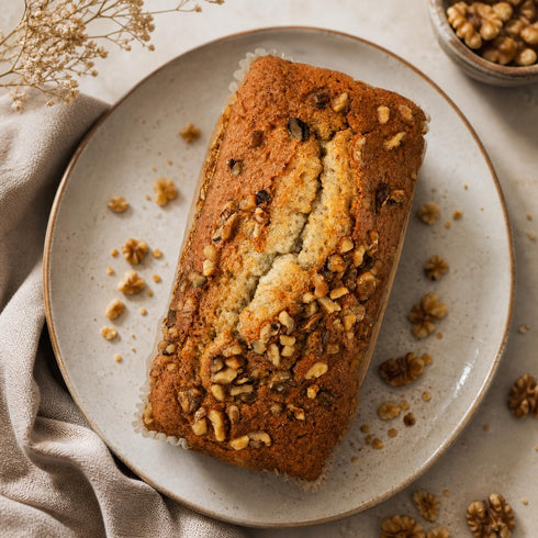 JO BAKES 12 oz (1 Banana Nut Loaf Moist HomemadeStyle Banana Bread, Fresh Baked Flavor, Loaf)