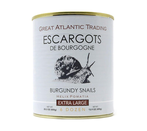 72 1.76 lbs (800 Escargots - Pieces of Organic Helix Burgundy Snails - "Land Lobster" Grams)