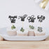 Gyufise 48 Pack Black Glitter Hello 40 Cupcake Toppers for 40th Birthday Anniversary Party Cake Decorations Supplies