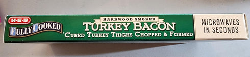 HEB Fully Cooked Turkey Bacon