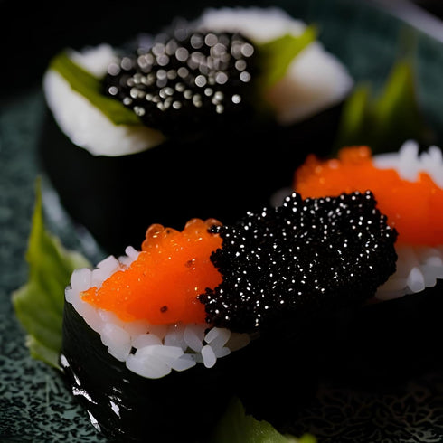 4.4 oz Pacific Secrets Black Vegan Caviar | Seaweed | No-Fish | Kosher | Glass Jar