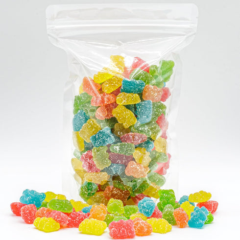 Gummy 2 lb Gummies, Guatemalan Bears Assorted Flavors (Orange, Peach, Cherry, Grape, Cranberry, Apple), Gelatin Based
