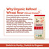 Flour,500g Organic Tattva Organic Wheat Maida USDA Certified