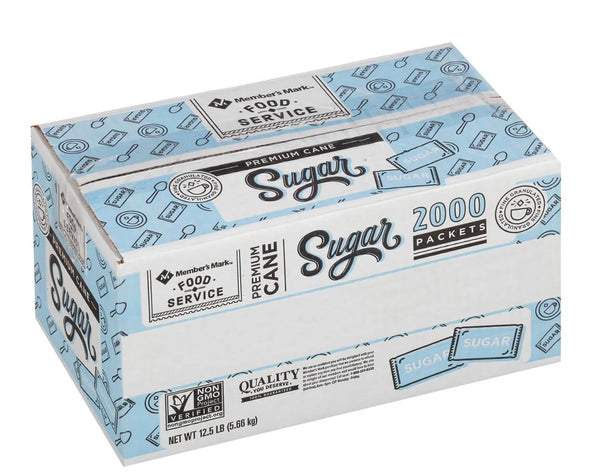Generic Member Mark Premium Cane Sugar Packets 2,000 ct