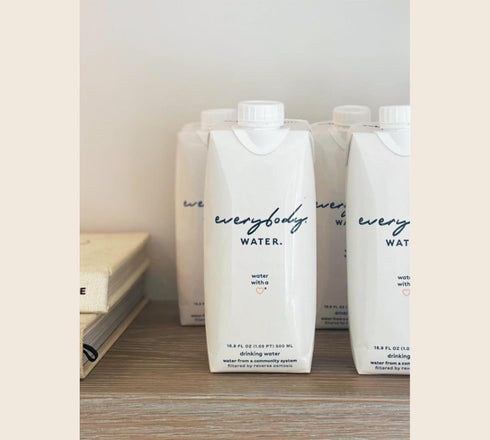 12 Pack 16.9 Oz 500ml (Pack 12) Everybody Water, Boxed Water, Premium Filtered Still Waters, Reverse Osmosis, Bulk