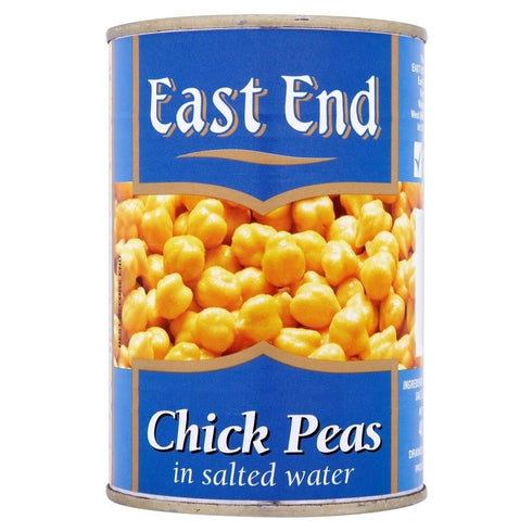 East End Chick Peas in Brine (400g) - Pack of 6