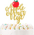 LILIPARTY Glitter An Apple of Our Eye Cake Topper Baby Girls Boys First