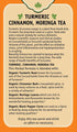Herbal Cup Ayurveda Turmeric Tea, Organic Cinnamon Moringa, No Caffeine Herbal Supplement, 16 Count