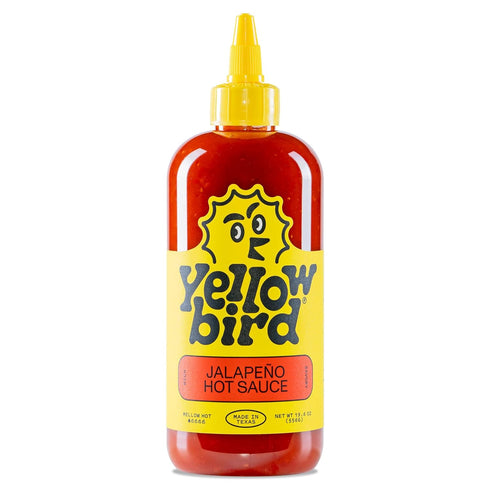 Yellowbird Jalapeno Hot Sauce - Red Jalapeno Peppers, Carrots, Onions, Garlic - 19.6 oz