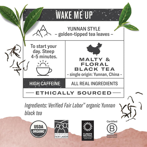 18 (Packaging Numi Organic Chinese Breakfast Tea, Tea Bags, Full Bodied Yunnan Black Tea, Caffeinated May Vary)