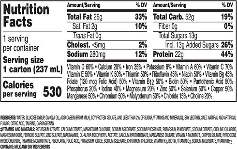 Pack, 12 Count 4 4 4 530 8 oz Pack) BOOST Very High Calorie Nutritional Drink Variety Vanilla, Chocolate, Strawberry