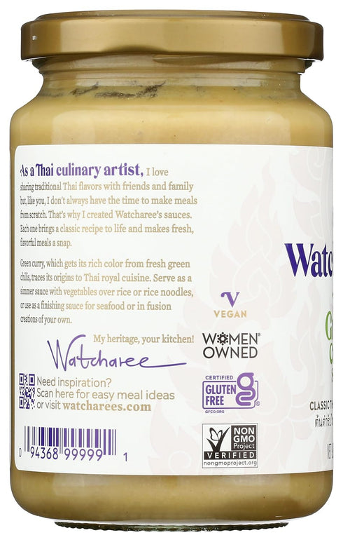9.8 WATCHAREE Thai Green Curry Sauce, FZ