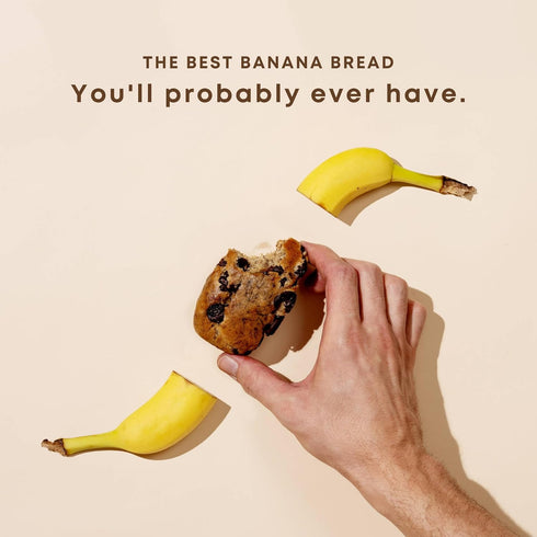 Sweetness Central 6 Pack Gourmet Banana Bread by , Baked Fresh for Each Order, Made with Belgian Chocolate Chips, The
