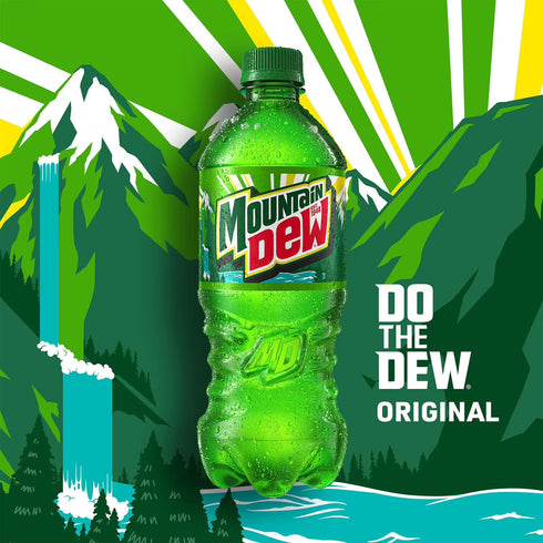 Generic Original,16.9 oz (Pack 24) Mountain Dew's, fl Bottles