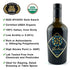 Galbasa 16.9 oz - Organic Olive Oil from Sicily, Italy - Extra Virgin, First Cold Pressed, Early Harvest - Polyphenol