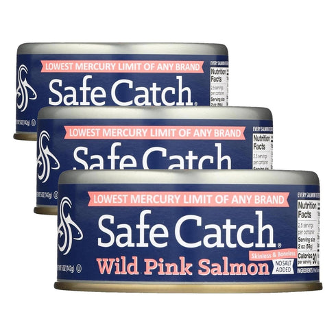Safe Catch - Premium Skinless & Boneless Wild Pink Salmon No Salt