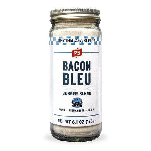 PS Seasoning Bacon Bleu Burger Seasoning, Hamburger Seasoning for Grilling, Meat Blend with Bacon, Blue Cheese