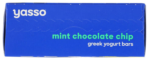 Frozen 4 Count, 14 YASSO Mint Chocolate Greek Yogurt Bar FZ
