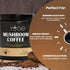 YEGE 6 Immunity30 Mushroom Coffee Organic, Mushroom Blend Cordyceps, Reish, King Trumpet, Shitake, Turkey Tail, Lions