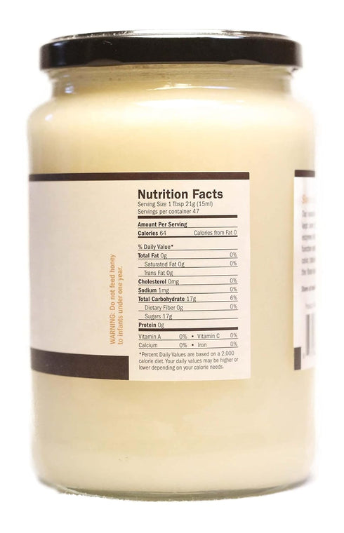 Stockin's Apiaries 35.2 Oz. Raw Alfalfa Honey, Unheated, Unfiltered, & Nutritious