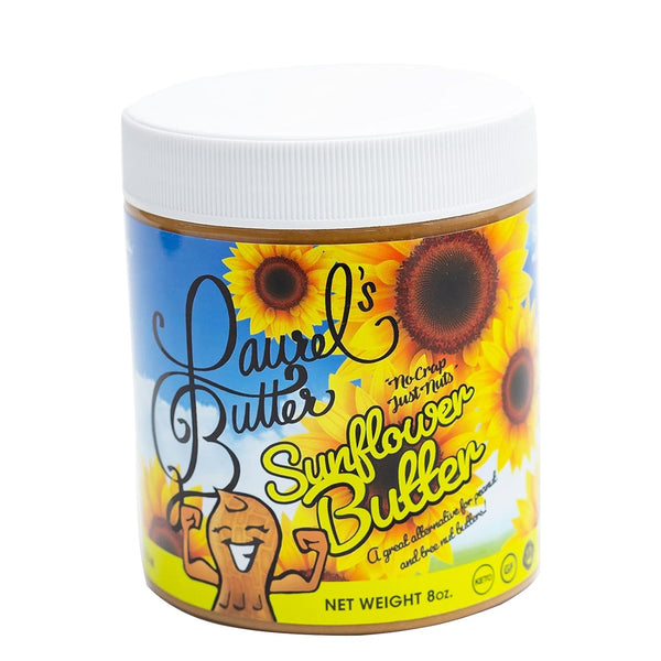 Laurel’s Sunflower Butter, NUT FREE, High Protein, Keto Friendly, Low Carb, Gluten & Preservatives Free, 8 Oz