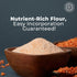 PACK 6 1 lbs (454 Pride of India - of - Red Lentil Flour gm) Hint of Sweetness Slightly Nutty Earthy Flavor Freshly