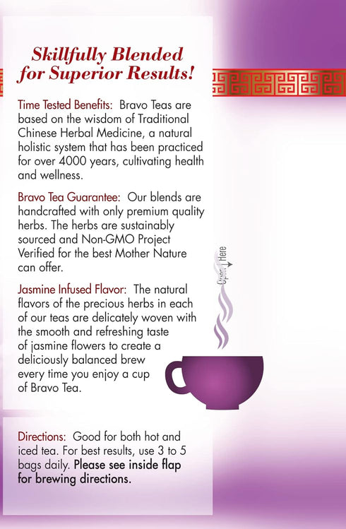 Bravo Tea Prostate Health, Caffeine Free Tea Bags (20 Bags)