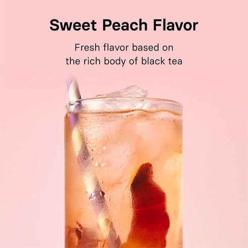 Sunset Packets (20ea, 1.76oz) OSULLOC Peach Cold Brew Tea, Sweet peach flavored iced tea, Hydration Tea