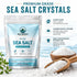 2 lb Pure Sea Salt, Coarse Grain, | Ideal For Salt Grinder Refills I Unrefined & Mineral Rich - SeaMount Naturals