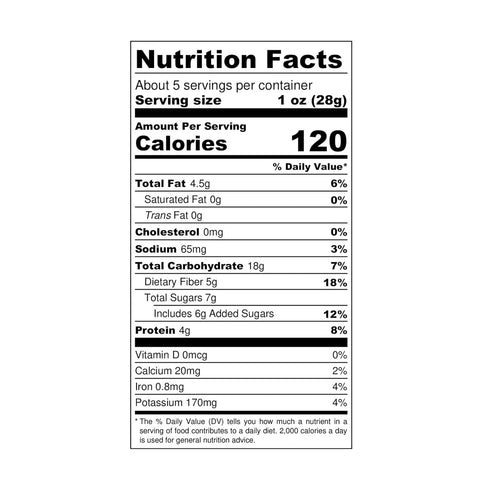 5 Biena Foods, Chickpea Snack Roasted Honey, Ounce