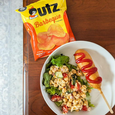 1 (Pack 60), Utz Potato Chips, Barbeque - Ounce of Crispy Potato Chips Made from Fresh Potatoes, Crunchy Individual