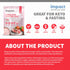 2lb Impact - Fine Himalayan Pink Sea Salt - No Additives Rich in Trace Minerals Non-GMO Gluten-Free Ideal for Low-Carb