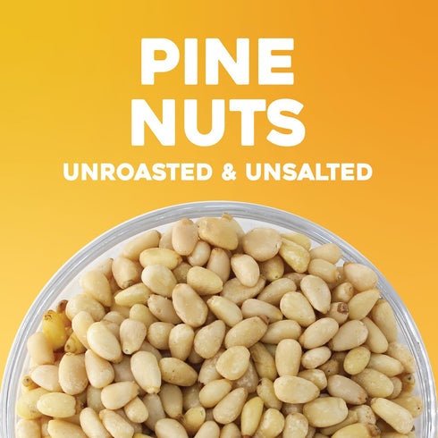 8oz Sunbest Natural Raw Pine Nuts, Unsalted & Unroasted Shelled Pignoli Nuts For Pesto, Baking, Salads & Cooking