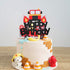 Fire Truck Happy Birthday Cake Topper for Baby Shower Firefighter Fireman Birthday Party Decorations