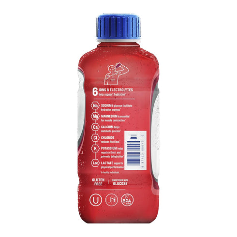 21 Oz (Pack 12) Electrolit, Electrolyte Beverage, Fruit Punch, Fl bottle