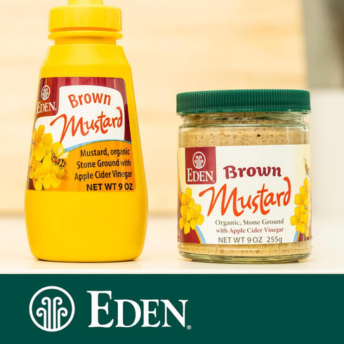 9 oz Eden Organic Brown Mustard