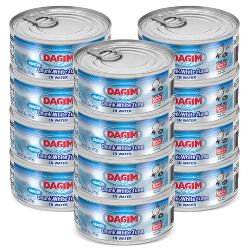 Dagim Chunk White Albacore Tuna in Water Canned Tuna Fish - 6 oz.
