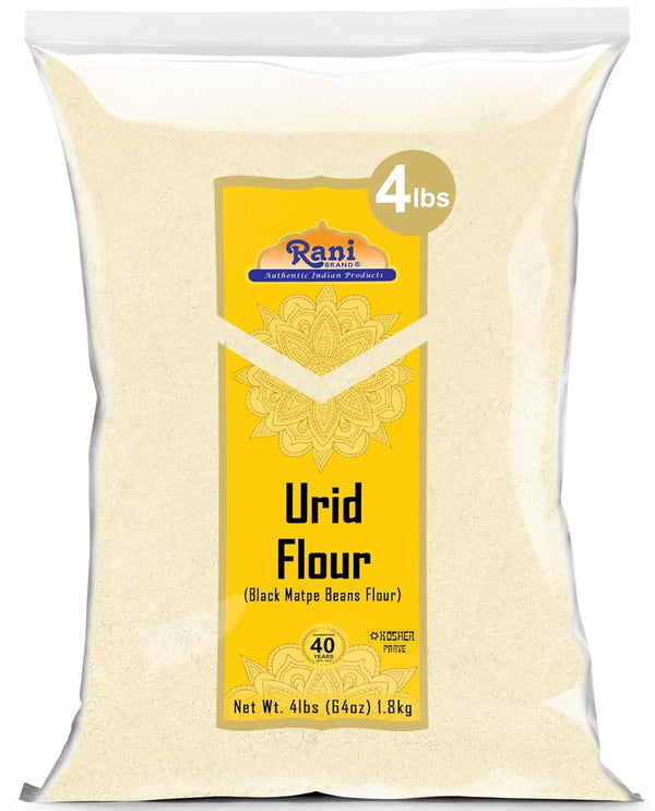 Rani Urid/Urad Flour (Black Matpe Beans Flour) 64oz (4lbs) 1.81kg Bulk ~