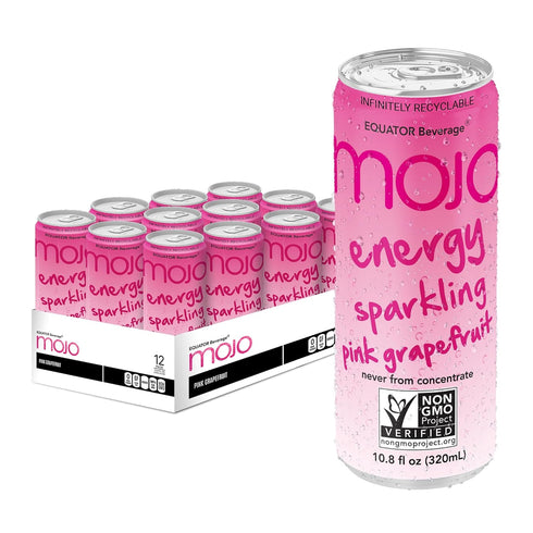 MOJO Energy Sparkling Pink Grapefruit | Hydration Drink & Sports Drink |