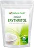 Organic Erythritol - Zero Calorie Alternative Sweetener - Low Glycemic Sugar Substitute
