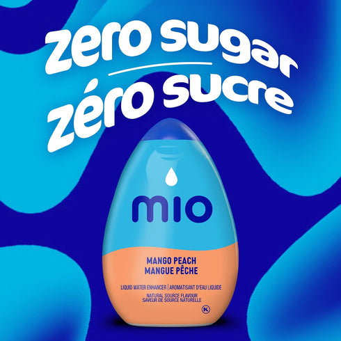 48mL/1.6oz, MiO Mango Peach Liquid Water Enhancer, Imported from Canada}