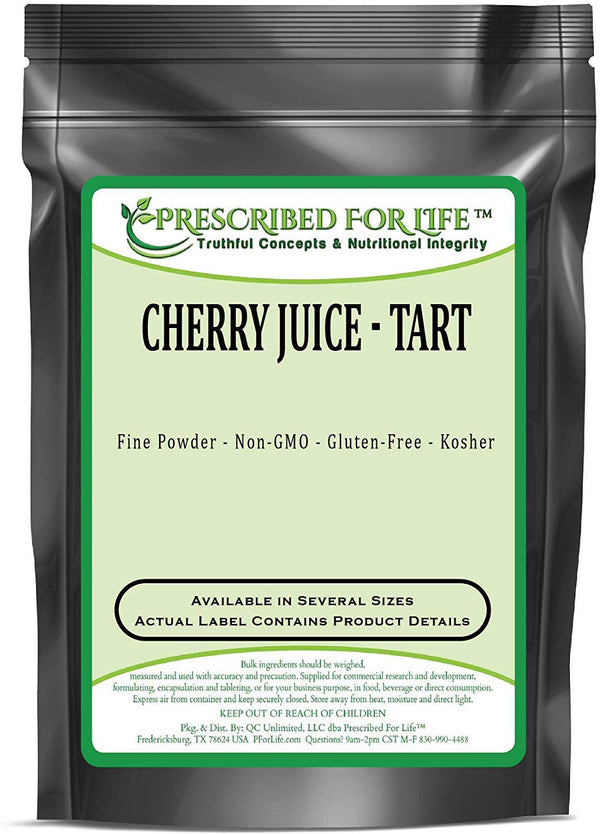 Prescribed for Life Tart Cherry Juice Powder | Rich in Vitamins, Minerals,
