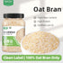 600g 21.1oz Oat Bran Airtight Can | / | PoetrySeptember, Low GI High Fiber Cereal for Long-Lasting Satiety, Ideal