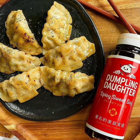 Dumpling Daughter Spicy Sweet Soy Sauce, 8 oz, Balanced with Spicy Chili Oil