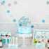 Blue Glitter Happy Birthday Cake Topper, Birthday Party Decorations