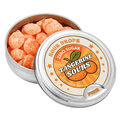 3 Pack Sour Drops | Zero Sugar Sour Candy | Tangerine, Lychee, Blue Raspberry | | No Artificial Dyes or Sweeteners