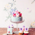Pack of 30 Purple Mixed Size 3D Waterproof Butterfly Cupcake Toppers for Girls Women's Birthday Party Decorations