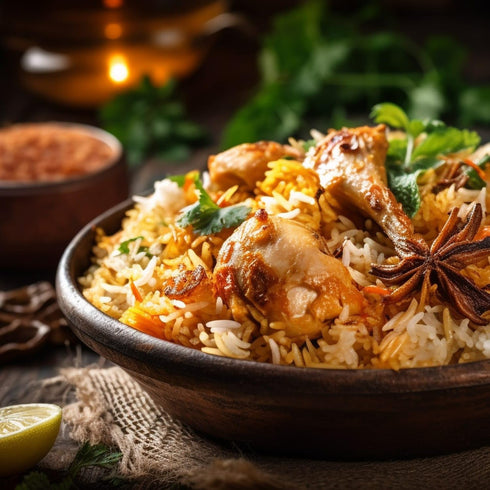 Shan Bombay Biryani Recipe and Seasoning Mix 2.11 oz (60g) - Spice Powder for Meat and Potato Layered Pilaf - Suitable for Vegetarians - Airtight Bag in a Box (Pack of 6)