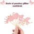 48 Pieces Baby Shower Cupcake Toppers for Girls, Glitter Pink Baby Girl Food Picks