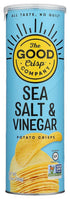 The Good Crisp Company, Potato Crisps Sea Salt Vinegar, 5.6 Ounce